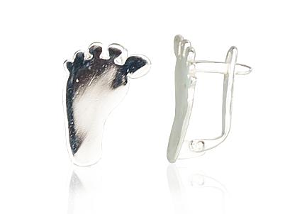 Silver earrings