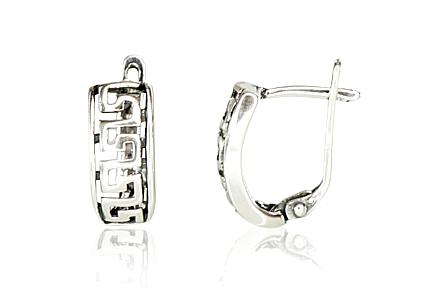 Silver earrings