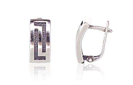 Silver earrings