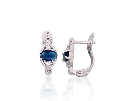 Ohrringe aus Silber mit Zirkonia