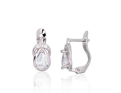 Ohrringe aus Silber mit Zirkonia