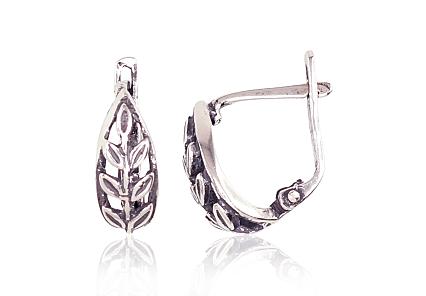 Silver earrings
