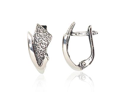 Silver earrings