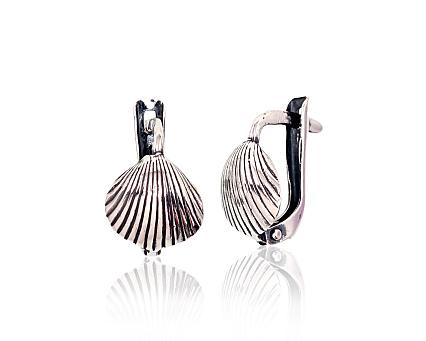 Silver earrings