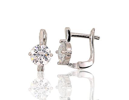 Ohrringe aus Silber mit Zirkonia