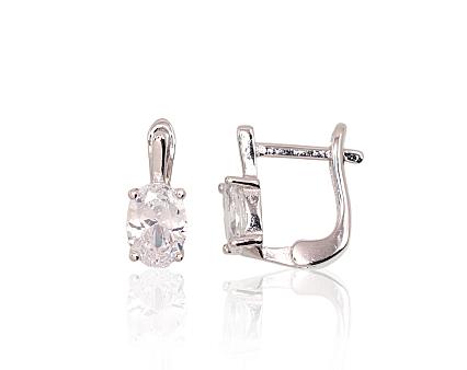 Ohrringe aus Silber mit Zirkonia