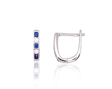 Ohrringe aus Silber mit Zirkonia