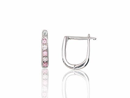 Ohrringe aus Silber mit Zirkonia