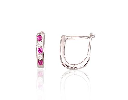 Ohrringe aus Silber mit Zirkonia