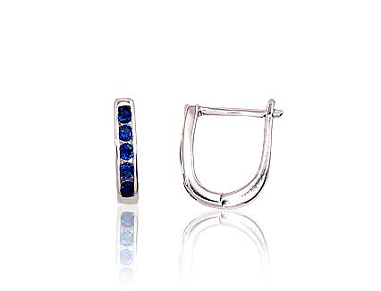 Ohrringe aus Silber mit Zirkonia