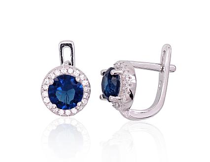 Ohrringe aus Silber mit Zirkonia