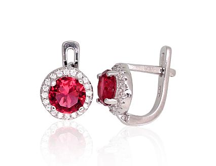 Ohrringe aus Silber mit Zirkonia