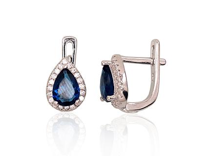 Ohrringe aus Silber mit Zirkonia