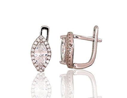 Ohrringe aus Silber mit Zirkonia