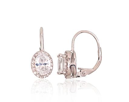 Ohrringe aus Silber mit Zirkonia