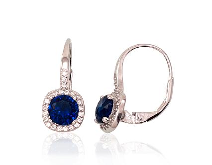 Ohrringe aus Silber mit Zirkonia
