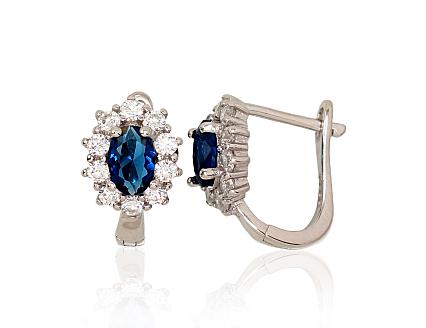 Ohrringe aus Silber mit Zirkonia