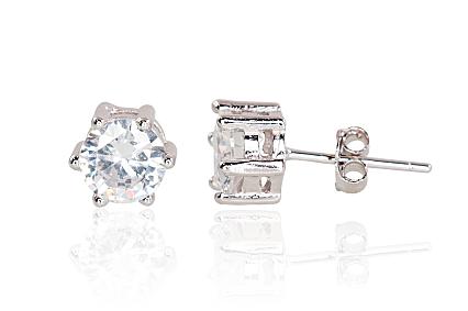 Ohrringe aus Silber mit Zirkonia