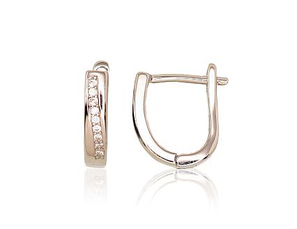 Ohrringe aus Silber mit Zirkonia