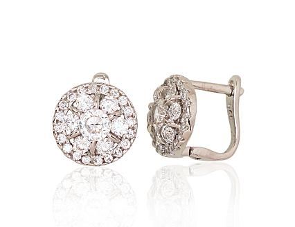 Ohrringe aus Silber mit Zirkonia