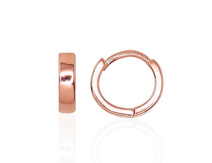 Silver earrings with gold plating