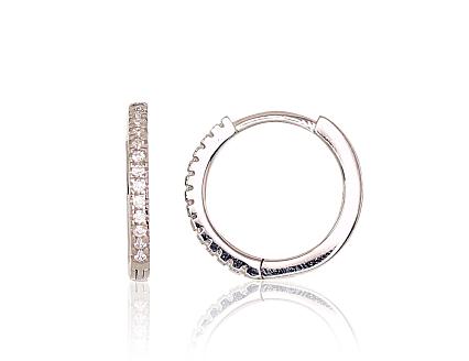 Ohrringe aus Silber mit Zirkonia