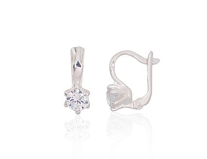 Ohrringe aus Silber mit Zirkonia