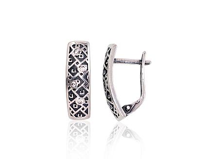 Ohrringe aus Silber mit Zirkonia