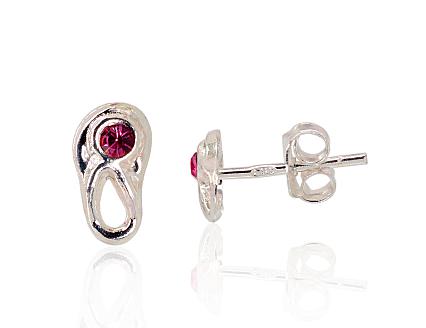 Ohrringe aus Silber mit Zirkonia