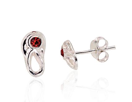Ohrringe aus Silber mit Zirkonia