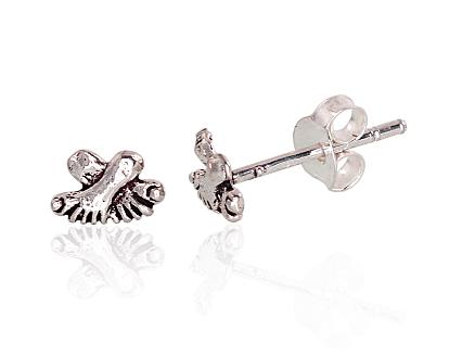 Silver earrings