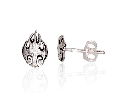 Silver earrings