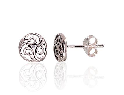 Silver earrings