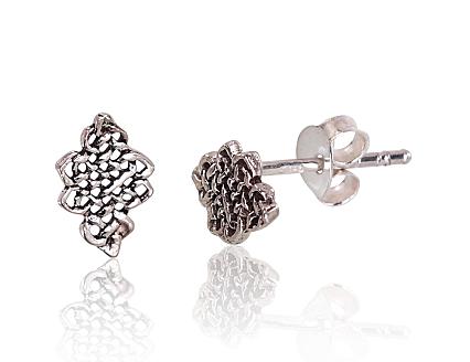Silver earrings