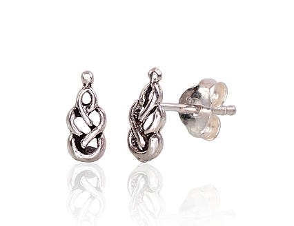 Silver earrings