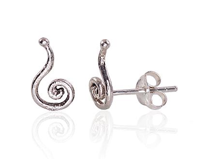 Silver earrings