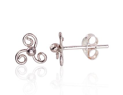 Silver earrings