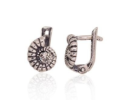 Silver earrings with zirconias