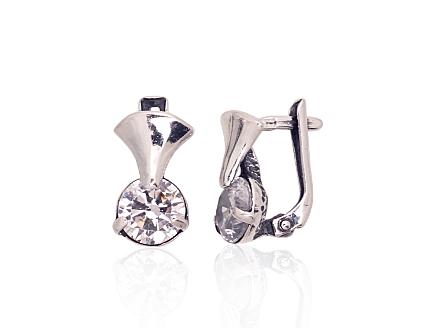Ohrringe aus Silber mit Zirkonia