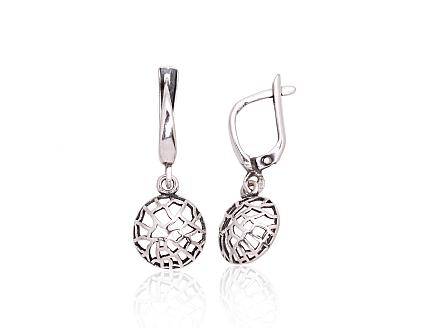 Silver earrings