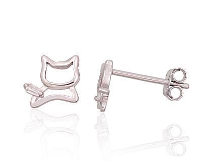 Ohrringe aus Silber mit Zirkonia