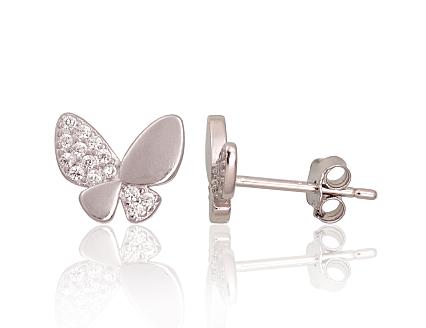 Ohrringe aus Silber mit Zirkonia