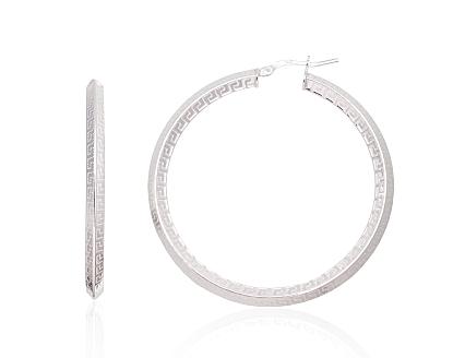 Silver earrings