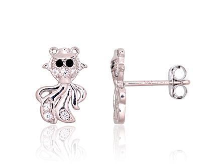 Ohrringe aus Silber mit Zirkonia