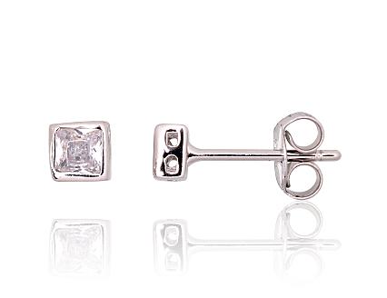 Ohrringe aus Silber mit Zirkonia