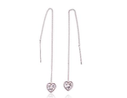 Ohrringe aus Silber mit Zirkonia