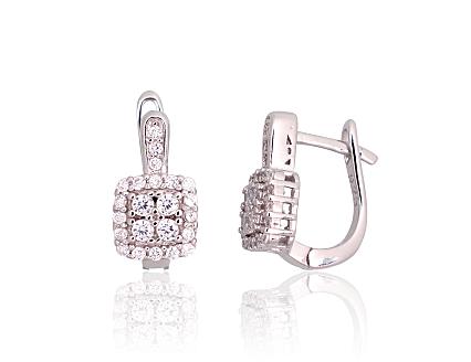 Ohrringe aus Silber mit Zirkonia