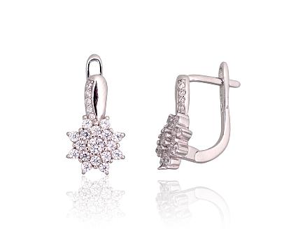 Ohrringe aus Silber mit Zirkonia