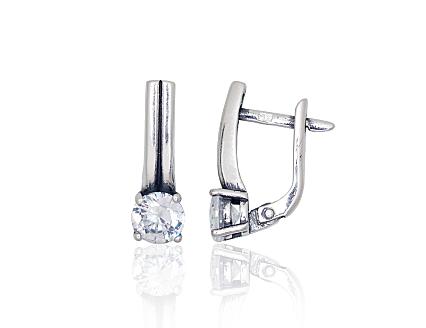 Ohrringe aus Silber mit Zirkonia