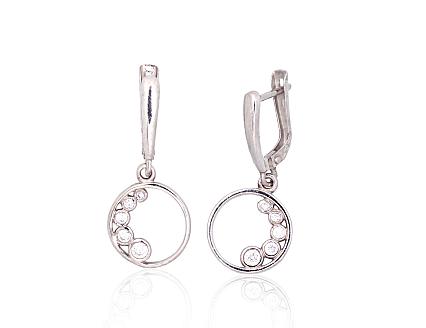 Ohrringe aus Silber mit Zirkonia